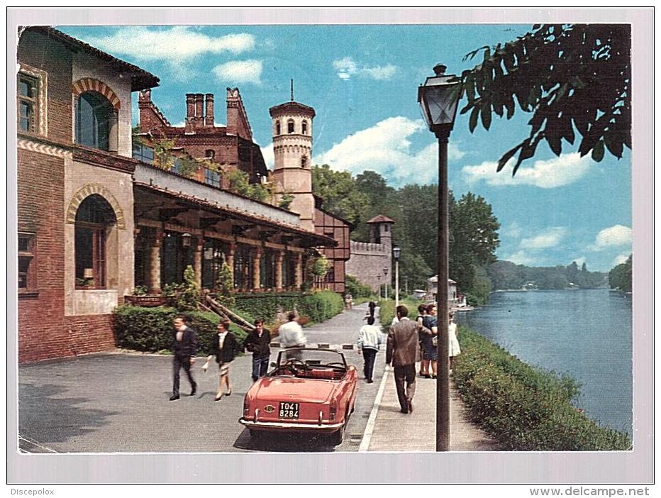 Y680 Torino - Borgo Medioevale E Fiume Po - Auto Cars Voitures / Viaggiata 1968 - Fiume Po