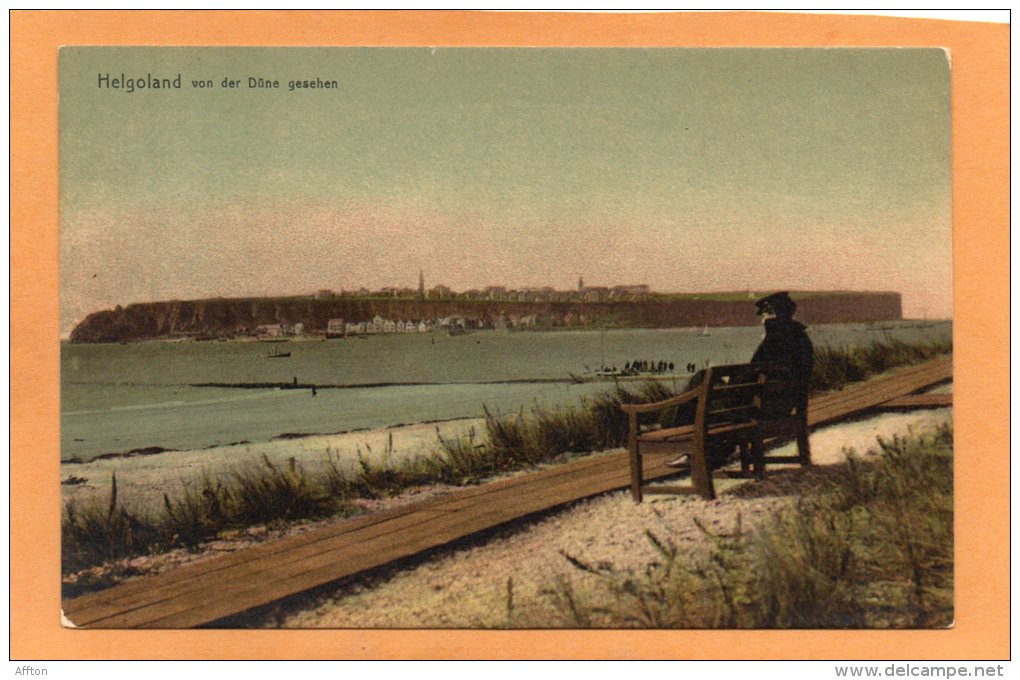 Helgoland Von De Dune 1910 Postcard - Helgoland