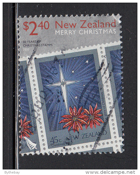 New Zealand Used $2.40 50 Years Of Christmas Stamps - Christmas 2010 - Usati