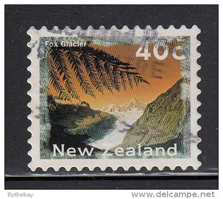 New Zealand Used Scott #1357 40c Fox Glacier - Tourist Attractions - Gebraucht