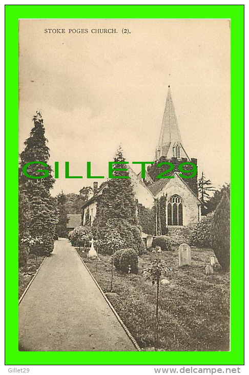 STOKE POGES CHURCH, UK -  H. G. STONE - - Buckinghamshire