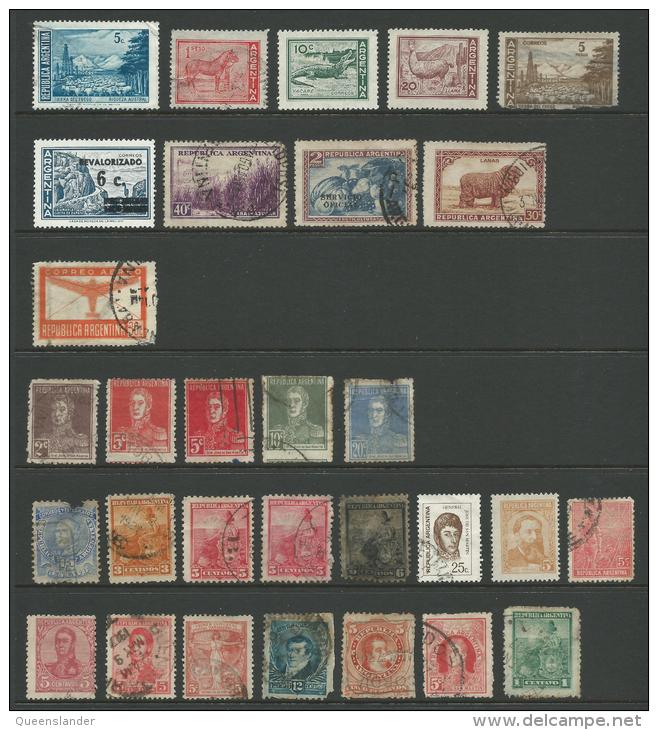 Collection Of Argentina MUH &  Used Nice Colourful Stamps Nice Scott Catalogue Value - Collections, Lots & Series