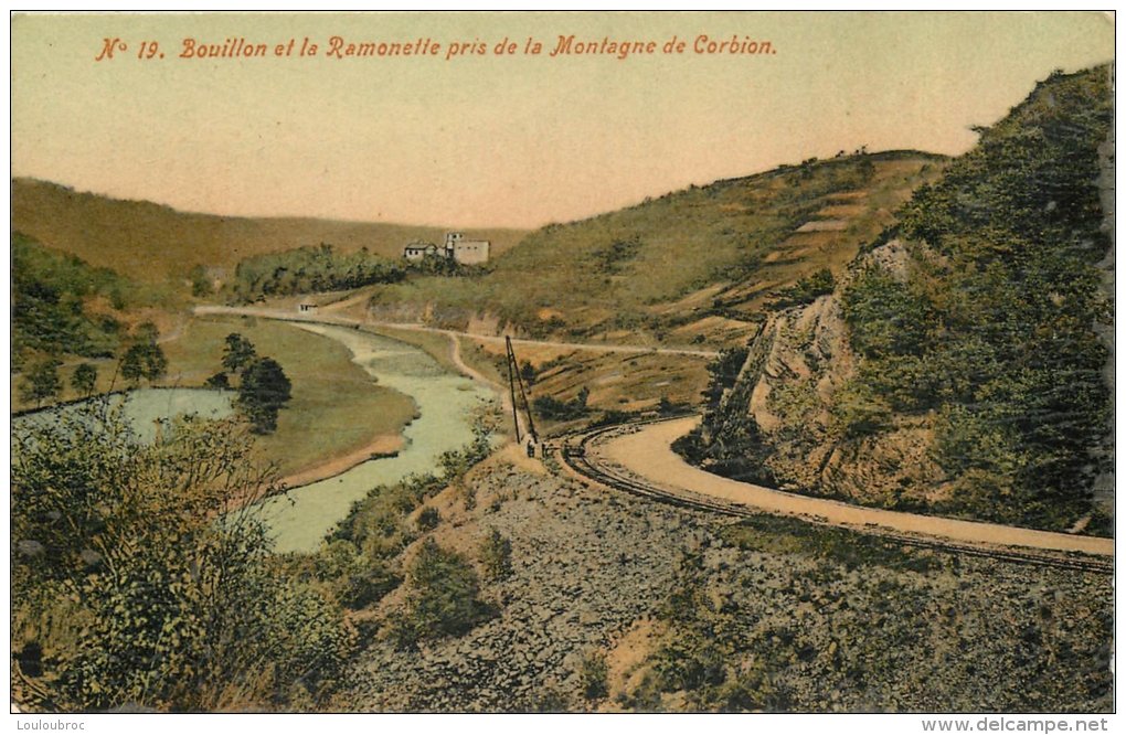 BOUILLON ET LA RAMONETTE PRIS DE LA MONTAGNE DE CORBION - Bouillon