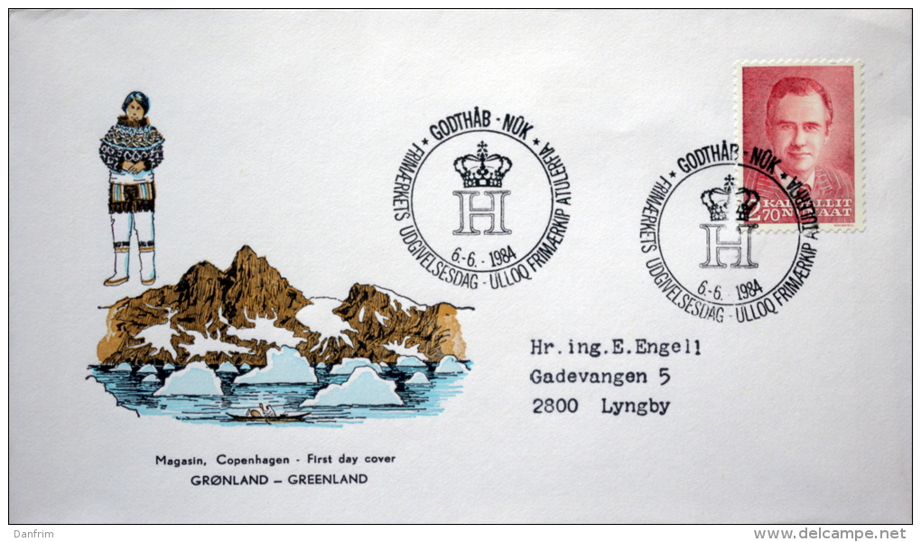 Greenland 1984  50th Birthday Of Prince Henrik   MiNr.151  FDC ( Lot Ks) MAGASIN COVER - FDC