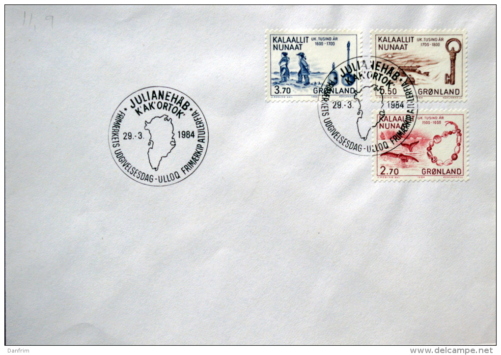 Greenland 1984 MiNr.148-50  FDC ( Lot Ks) - FDC