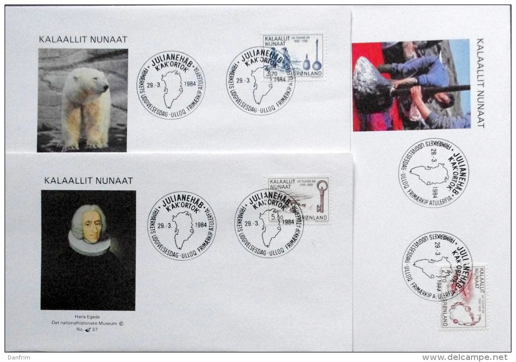 Greenland 1984 MiNr.148-50  FDC ( Lot Ks) - FDC