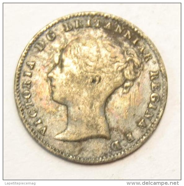 3 Pence 3 Penny 1861 Argent - F. 3 Pence