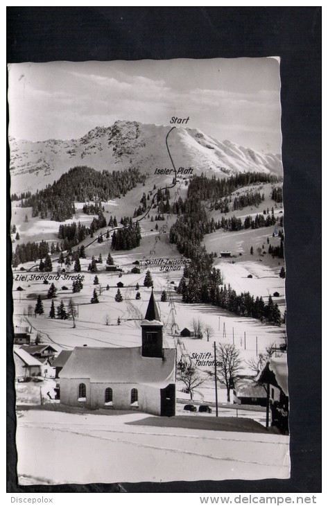 F426 Wintersportplatz Oberjoch Mit Iseler - Nice Stamp Notorfer 2 Berlin Steuemarke - Hindelang