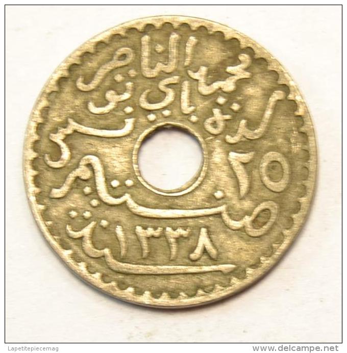 25 Centimes Tunisie 1920 Protectorat Français - Tunisia