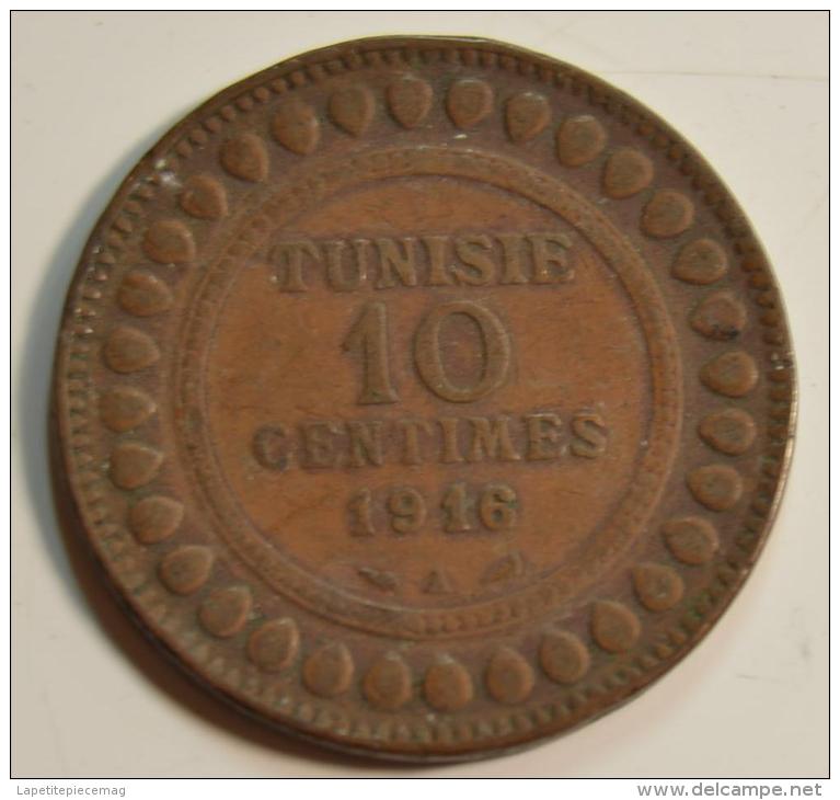 Tunisie 10 Centimes 1916 A - Tunisia