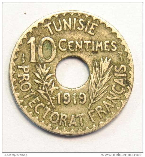 Tunisie 10 Centimes 1919 Protectorat Français - Tunisie