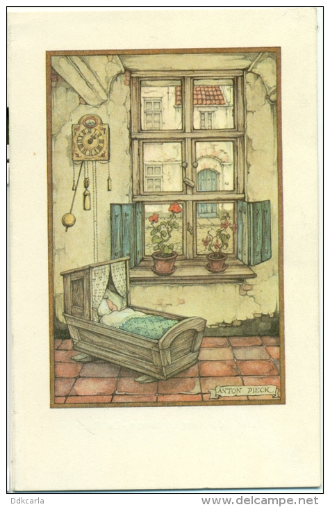 Geboortekaartje - Anton Pieck - 1973 - Berchem - Naissance & Baptême