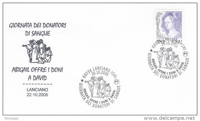 Italy 2003 Blood Donors Day Souvenir Cover - Unclassified