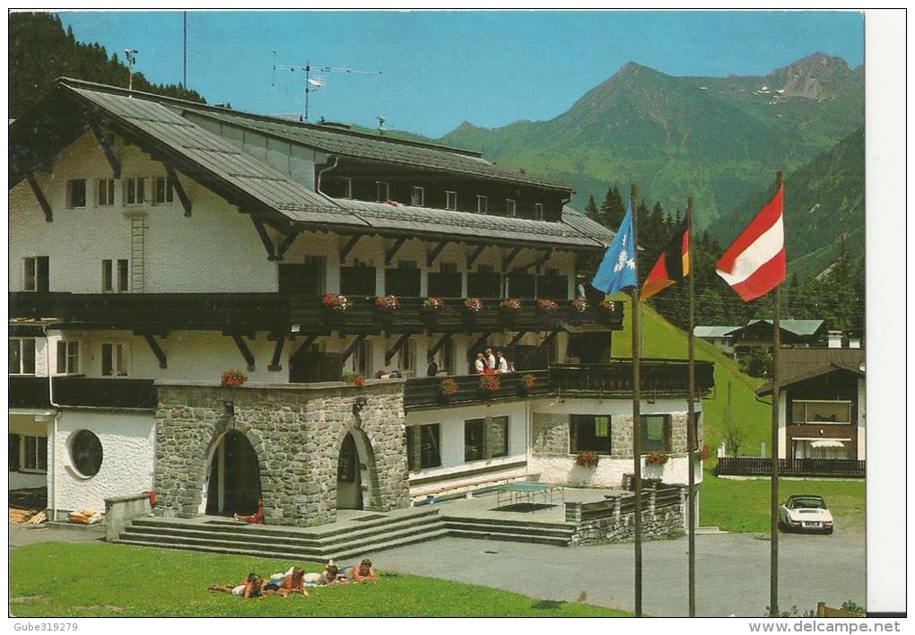 AUSTRIA  - POSTCARD  KLEINWALSERTAL - KURZSCHULE - BAAD ADDR TO LUZERN /SWITZ. W 1 ST OF 5 S POSTMARK KLEINWALSERTAL  RE - Kleinwalsertal