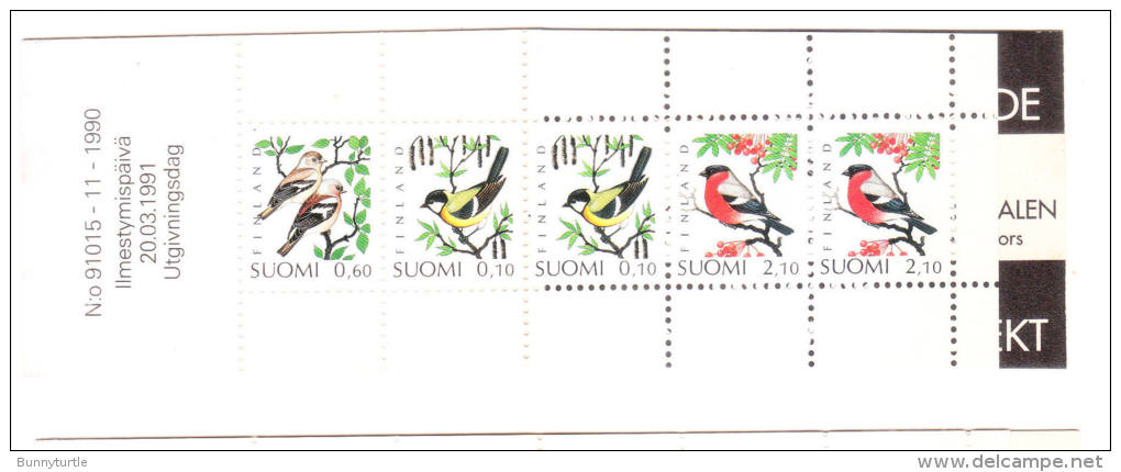 Finland 1991-99 Birds Booklet MNH - Carnets