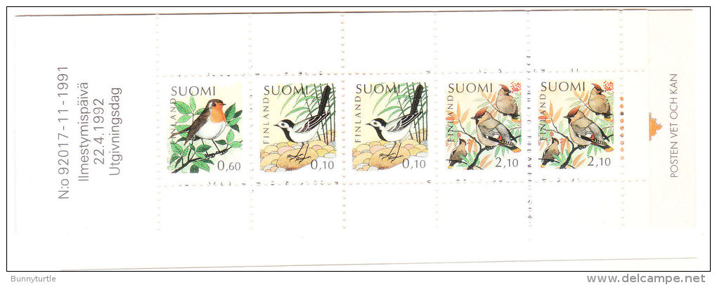 Finland 1991-99 Birds Booklet MNH - Carnets