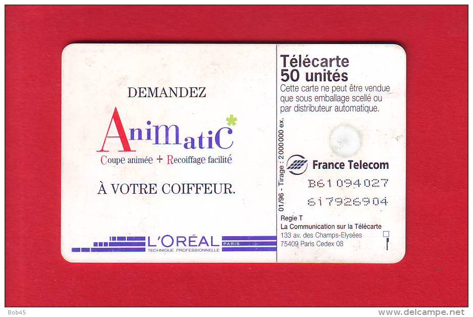 23 - Telecarte Publique Animatic Coiffeur L Oreal ( F620 ) - 1996