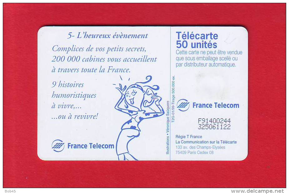 25 - Telecarte Publique Heureux Evenement  BD 5 ( F949 ) - 1999