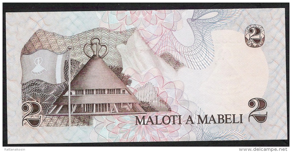 LESOTHO  P4a  2  MALOTI  1981  #C/81   Signature 1   UNC. - Lesoto