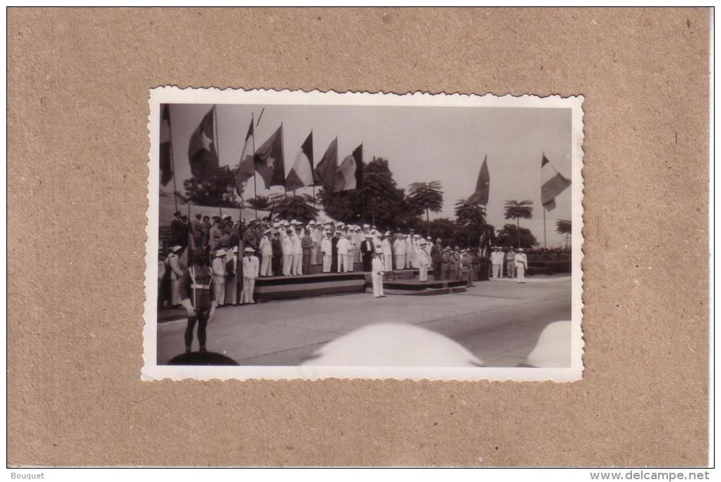 PHOTOS - CONGO BELGE - PHOTO - CEREMONIE OFFICIELLE - OFFICIERS COLONIAUX - Lieux