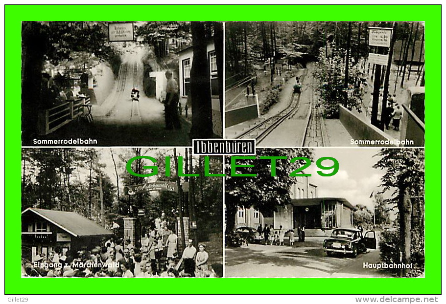 IBBENBUEREN, GERMANY - 4 MULTIVIEWS - TRAVEL IN 1961 - VERLAG, A. WEHLING - - Ibbenbueren