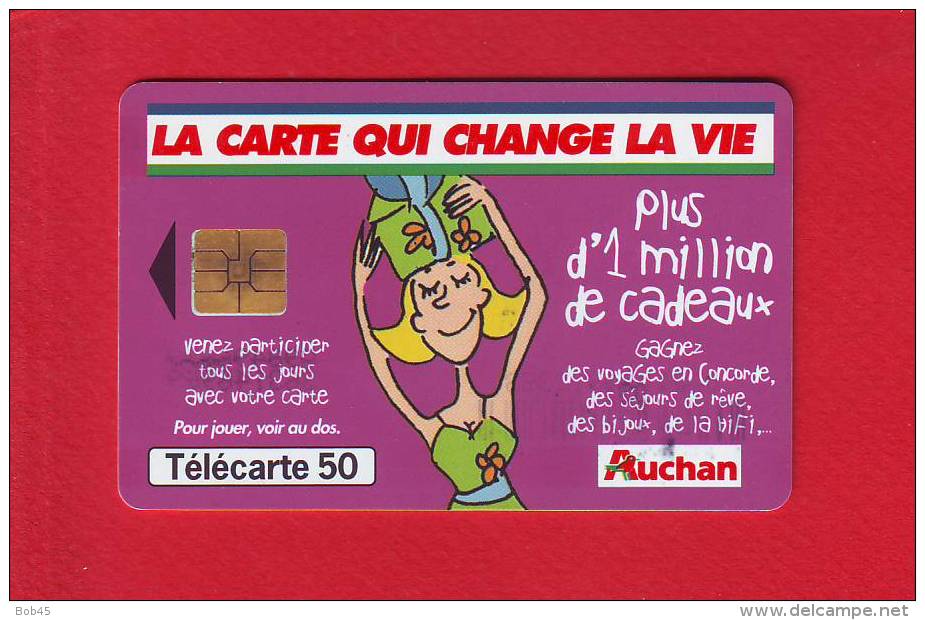 29 - Telecarte Publique Auchan Prune ( F1012) - 1999