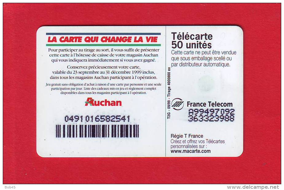 29 - Telecarte Publique Auchan Prune ( F1012) - 1999