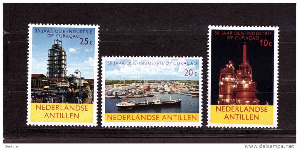 ANTILLE 1965 Petroleum IndustryYvert Cat N° 340/42  Absolutely Perfect MNH ** - Aardolie