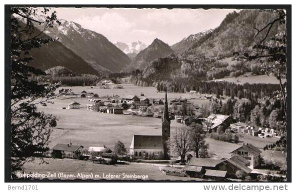 Ruhpolding-Zell - Karte Gebraucht / Card Used - Ca. 1955 (s478) - Ruhpolding