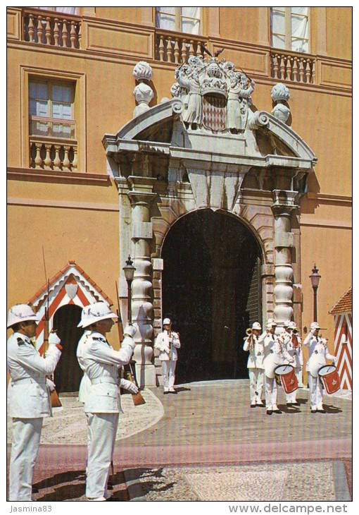 Monaco Relève De La Garde Du Palais - Palazzo Dei Principi