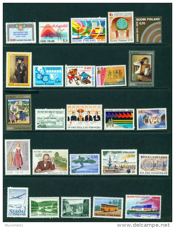 FINLAND - Lightly/Unmounted Mint Lot As Scans (mostly Early 70's) - Colecciones