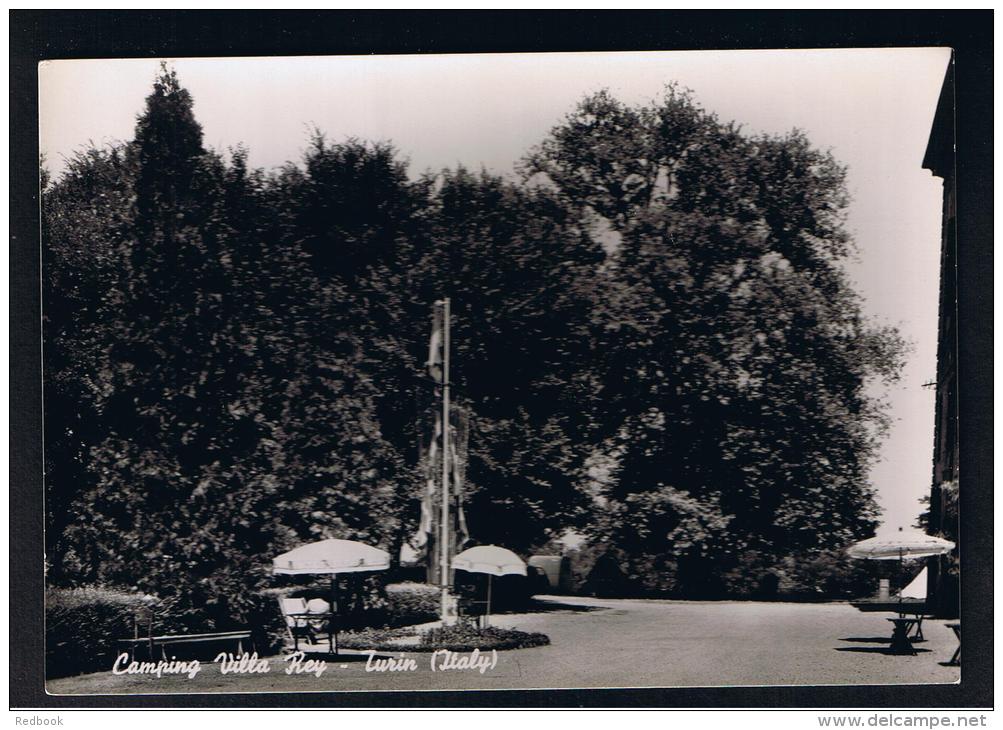 RB 932 - Real Photo Postcard - Camping Villa Rey - Turin Torino Italy - Places