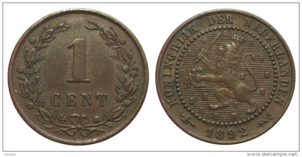 1 Cent 1892 (Netherlands) - 1 Cent