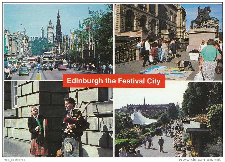 Scotland Postcard - Views Of Edinburgh The Festival City, Scotland   AA370 - Midlothian/ Edinburgh