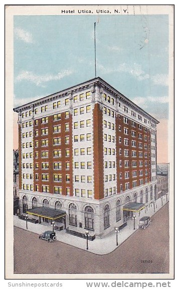 New York Utica Hotel Utica 1925 - Utica