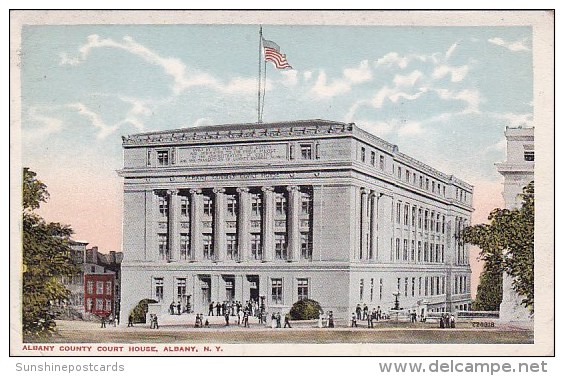 New York Albany County Court House 1916 - Albany