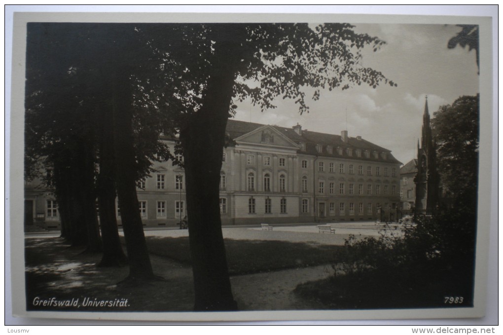 Allemagne / Deutschland - Greifswald - Universität - Plan Inhabituel / Ungewöhnlicher Blick (n°40) - Greifswald