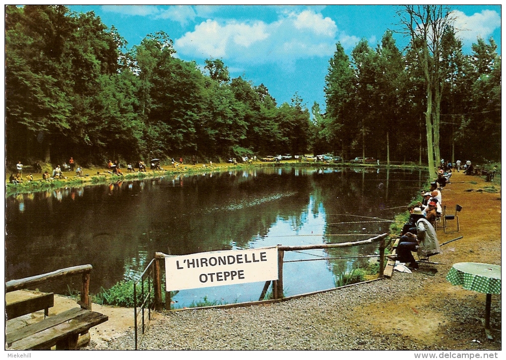 OTEPPE-L'HIRONDELLE -PECHEURS A LA LIGNE-PECHE - Burdinne