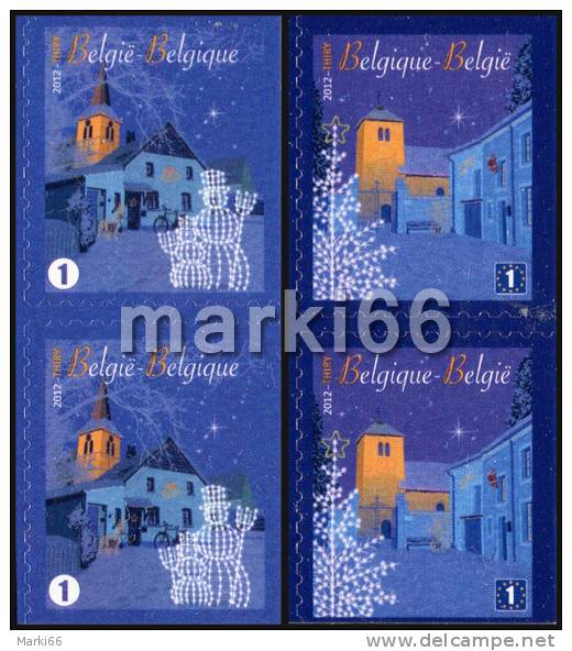 Belgium - 2012 - End Of The Year - Mint Booklet Stamp Pairs Set - Ungebraucht