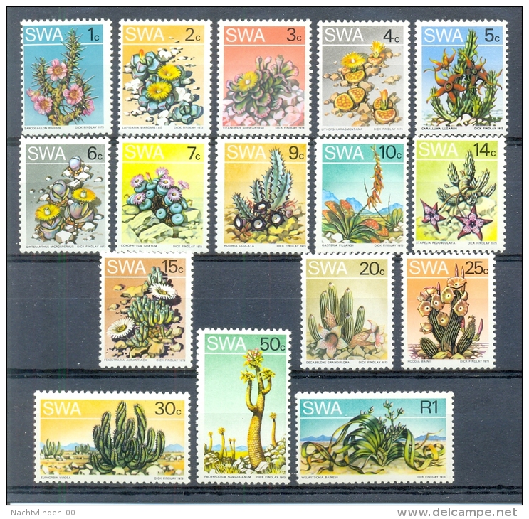 Mnr220 FLORA BLOEMEN CACTUS FLOWERS SUKKULENTEN BLUMEN FLEURS SWA 1973 PF/MNH - Cactus