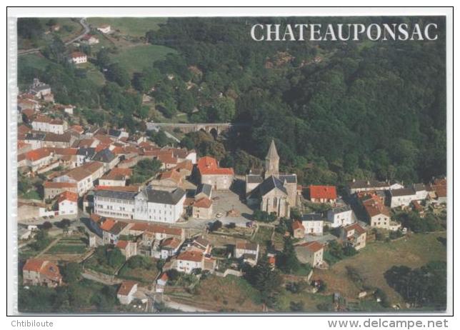 CHATEAU PONSAC  /  87  "  VUE GENERALE    "       CPM / CPSM  10 X 15 - Chateauponsac