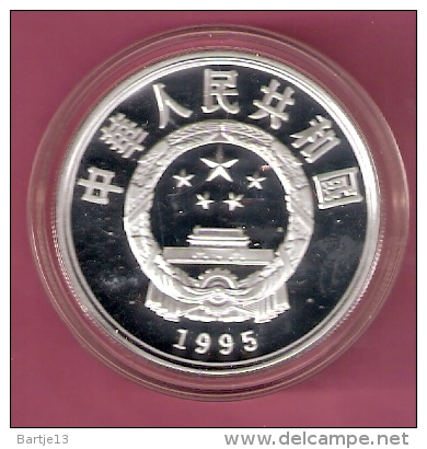 CHINA 10 YUAN 1995 AG PROOF OLYMPICS KICK BOXING - Autres – Asie