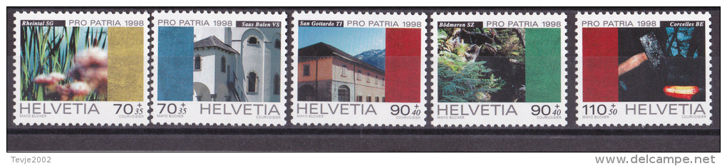 Op_ Schweiz  Mi.Nr. 1649 - 1653 - Postfrisch MNH - Pro Patria - Neufs
