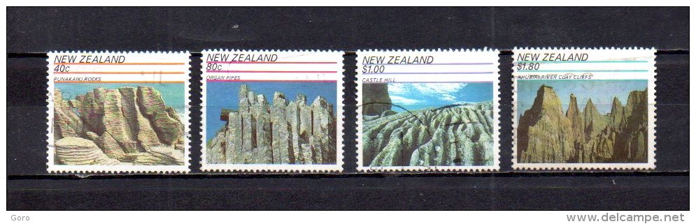 Nueva Zelanda   1991  .-   Y&T Nº   1120 - 1122/1123 - 1125 - Gebraucht