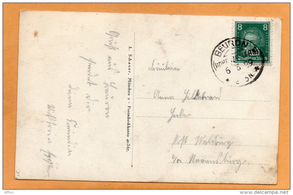 Beuron Gasthof Zum Stern 1920 Real Photo Postcard - Sigmaringen