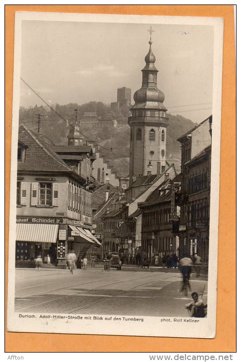 Durlach WW2 Strasse Postcard - Karlsruhe