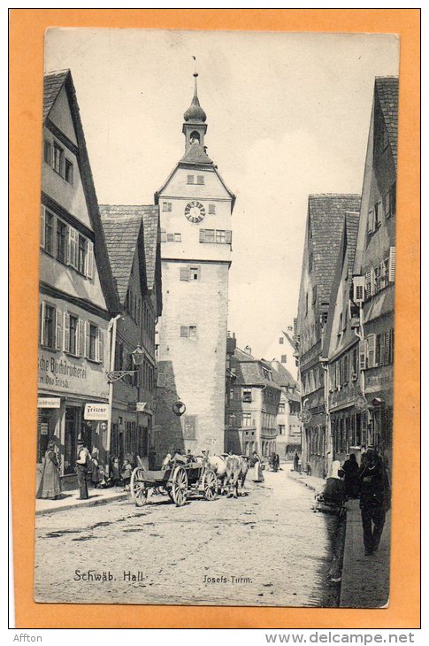 Schwabisch Hall 1905 Postcard - Schwaebisch Hall