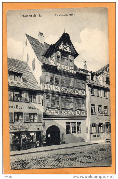 Schwabisch Hall 1905 Postcard - Schwaebisch Hall