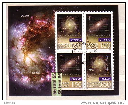 Bulgaria /Bulgarie 2009  EUROPA –Astronomy   S/S- Used - 2009