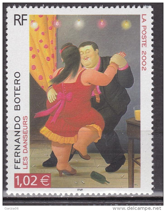 France - 2002 - Oeuvres D´ Art - Fernando Botero -  N° 3482  - Neuf ** - MNH - Altri & Non Classificati